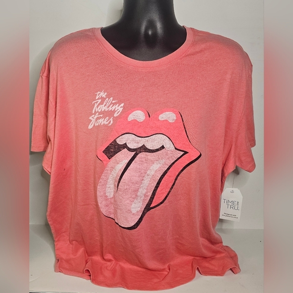 Time And Tru The Rolling Stones Rock Band Tee Womens 2XL(20) - Picture 1 of 4
